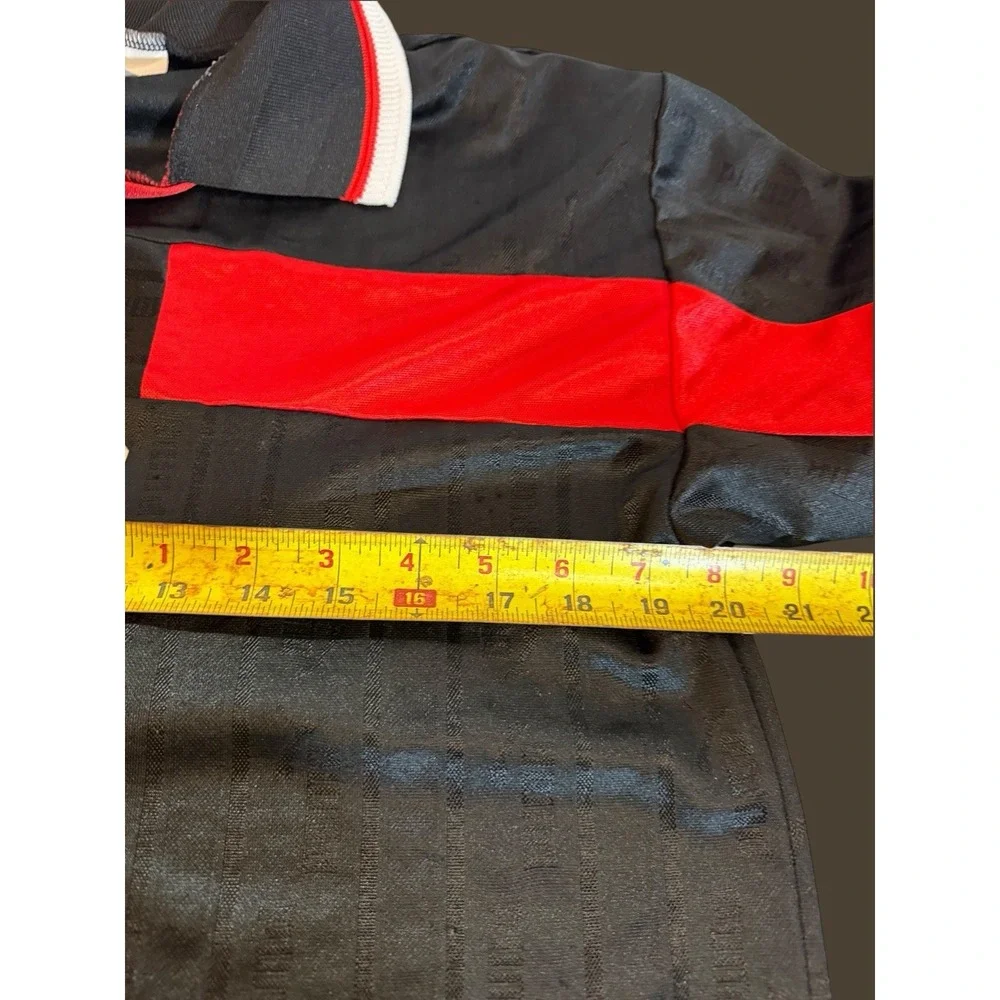 Vintage Puma Black And Red Puma Football/Soccer Jersey Men's Large